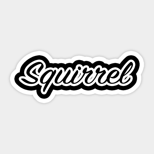 Squirrel T-Shirt Sticker by lenn